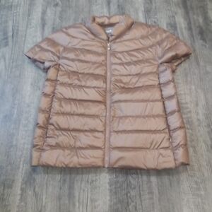 Martha Stewart Tan Puffer Jacket